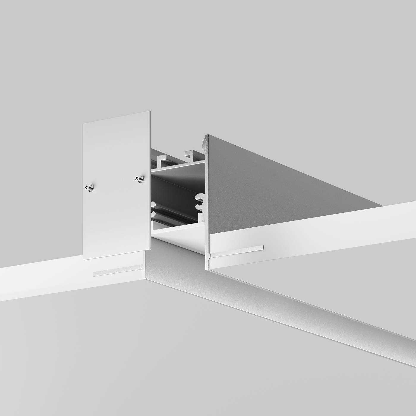 Профиль Maytoni Встраиваемый со скрытым фланцем профиль 636012