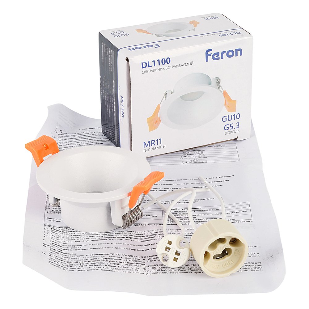 Встраиваемый светильник Feron DL1100 51944