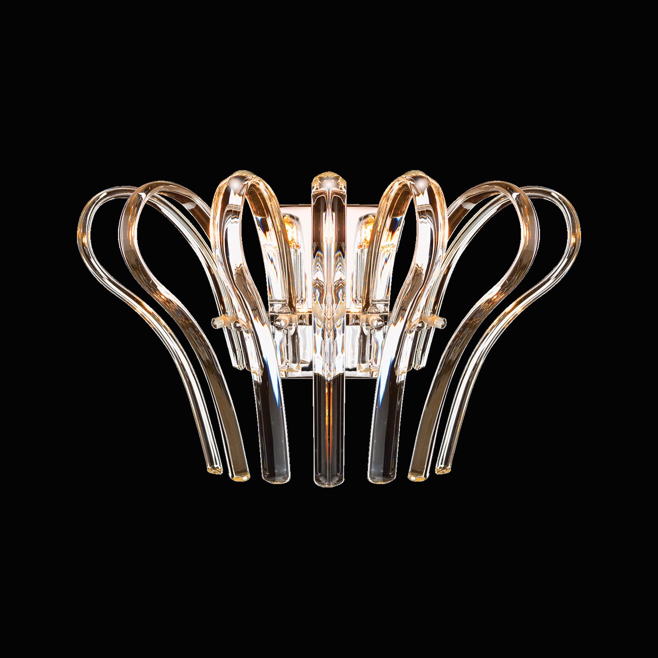4424-270 ti-gold/amber Настенное бра Delight Collection Calligo 4424-270 ti-gold/amber