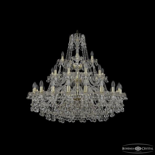 Подвесная хрустальная люстра 1409 Bohemia 1409/20+10+5/360/3d G