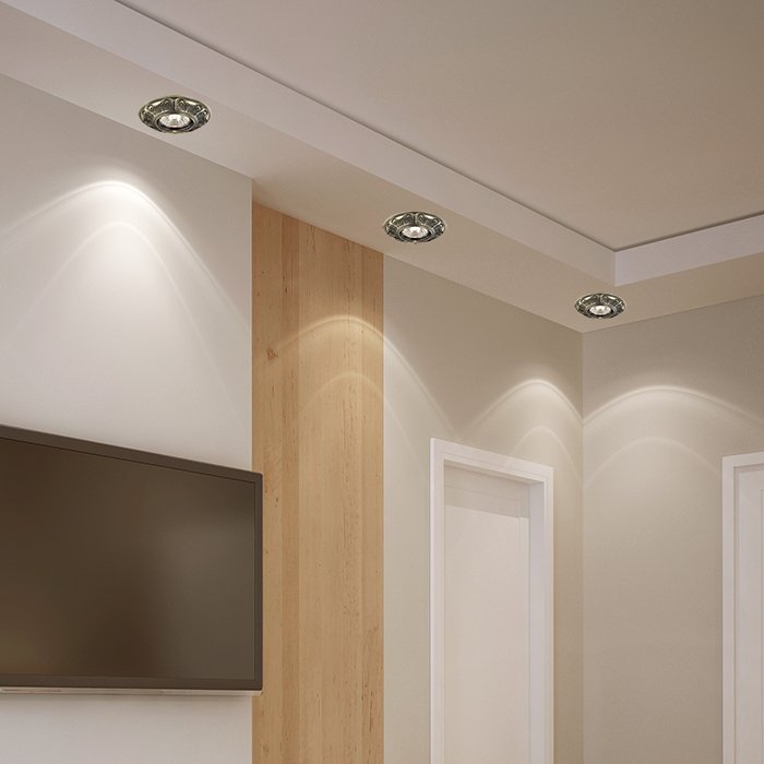 Встраиваемый светильник с узорами Vintage 369852 Novotech