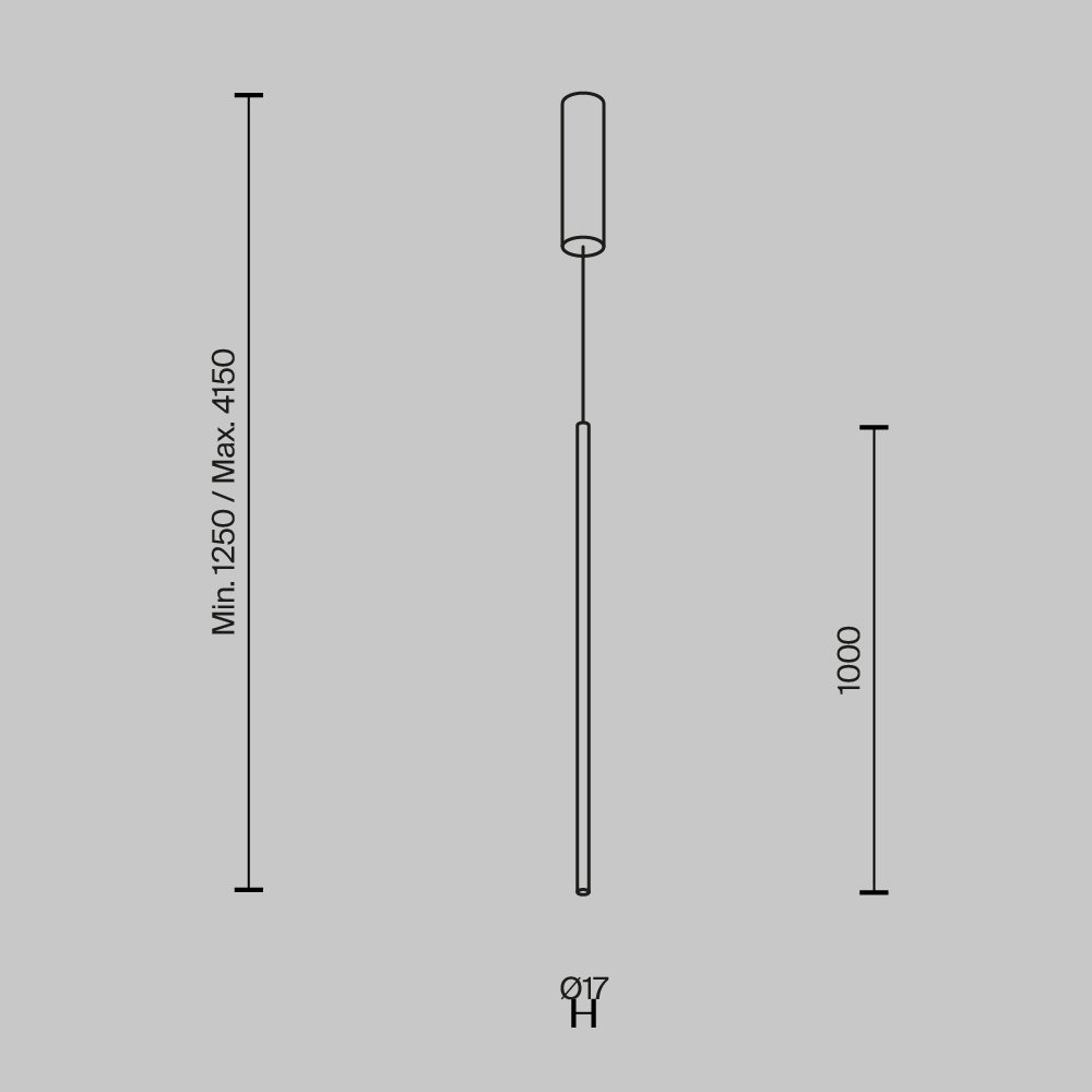 Светильник подвесной Maytoni Halo MOD246PL-L24BK1