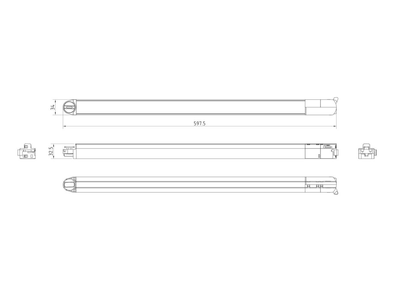 Трековый светильник Maytoni Single phase track system TR000-1-15W3K-B