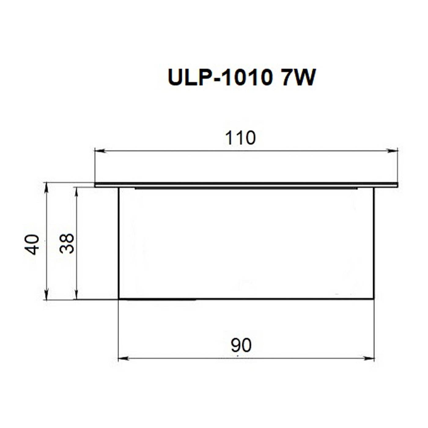 ULP-1010 42W/4000К IP40 GRILYATO WHITE KIT06 Встраиваемый светильник Uniel Grilyato mini ULP-1010 42W/4000К IP40 GRILYATO WHITE KIT06