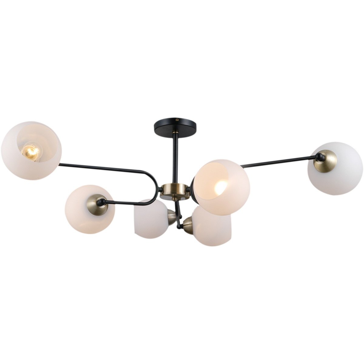 Потолочная люстра ILLUMICO IL0249-6CSQ-79 BK AB