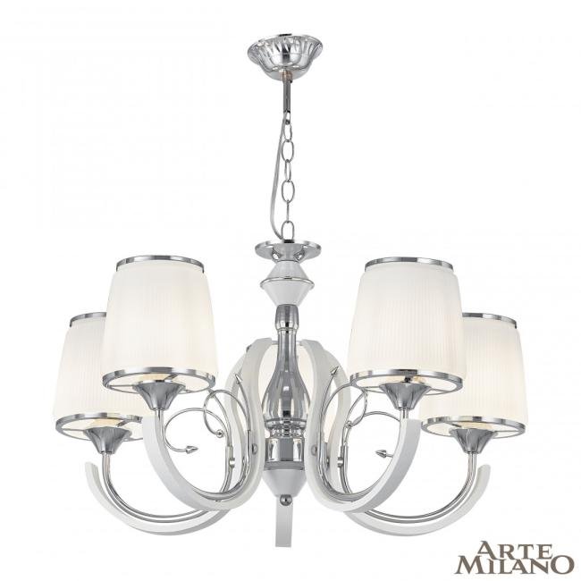 309247/5 Wh/Ni Подвесная люстра Arte Milano Florentia-9247 309247/5 Wh/Ni