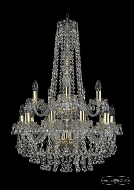 1409/10+5/195/h-83/2d G Подвесная хрустальная люстра 1409 Bohemia 1409/10+5/195/h-83/2d G