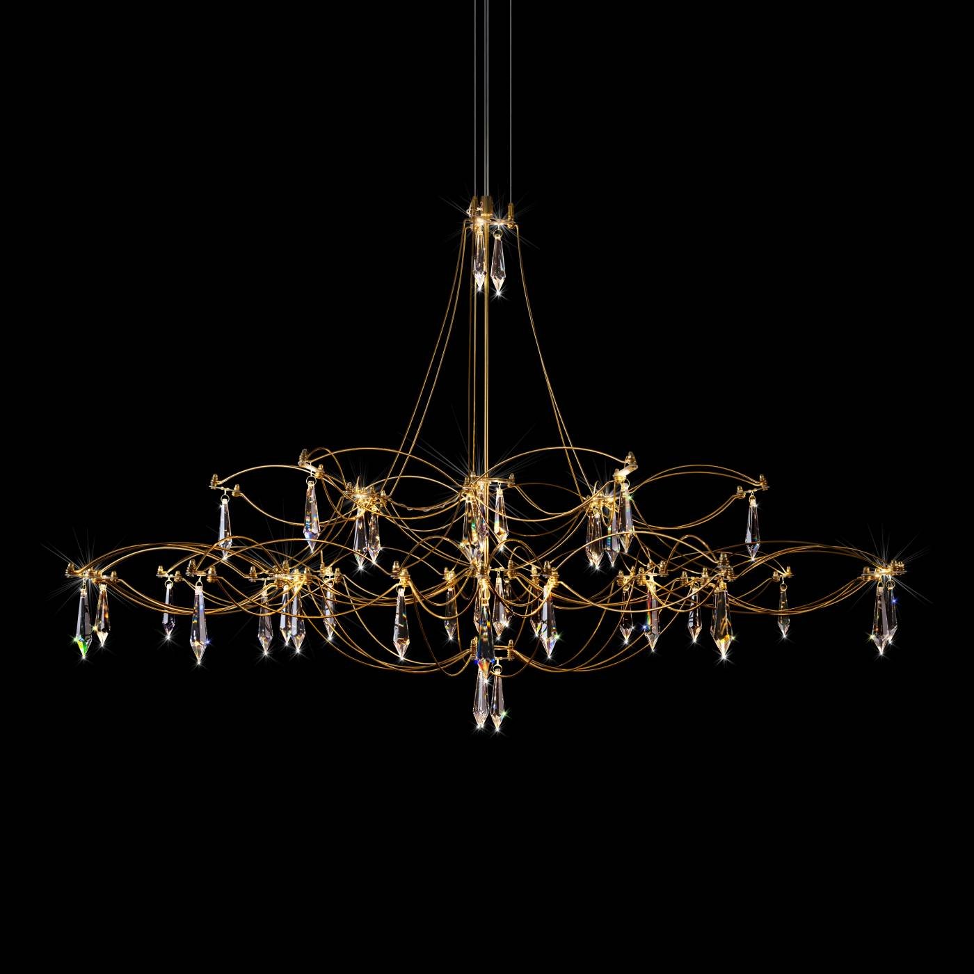 10590/1000 Gold Asfour Подвесная люстра Mira Loft It 10590/1000 Gold Asfour