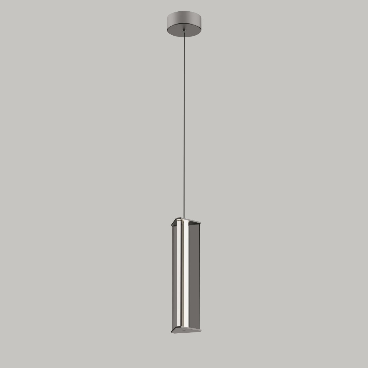 MD24001031-1B nickel/grey Светильник подвесной Delight Collection MD24001031 MD24001031-1B nickel/grey