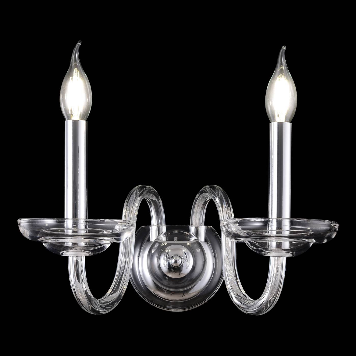 ARABESQUE AP2 CHROME Настенное бра Crystal Lux Arabesque ARABESQUE AP2 CHROME
