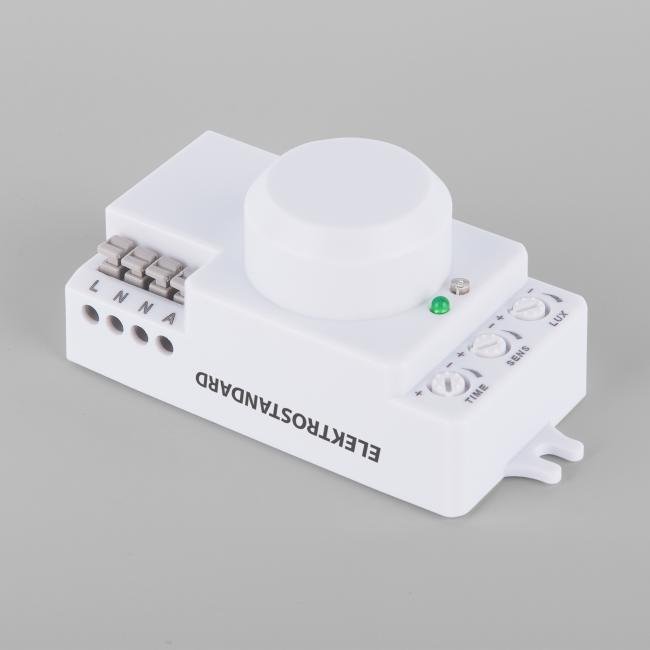 Микроволновый датчик движения Elektrostandard SNS-M-13 MCW 1200W R10m Белый