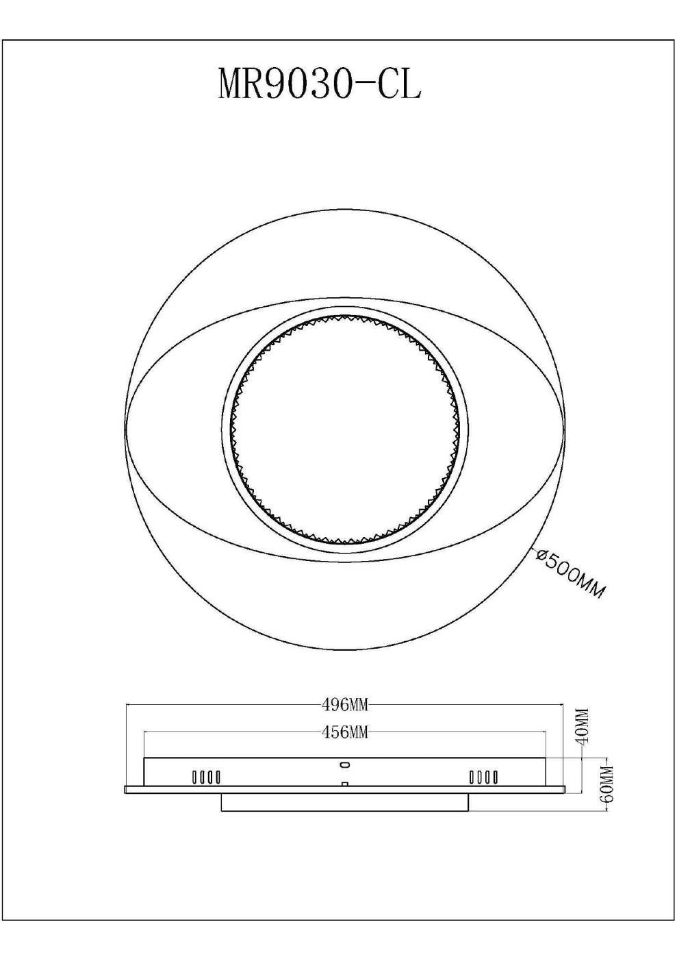 MR9030-CL Светильник потолочный MyFar Orbit MR9030-CL