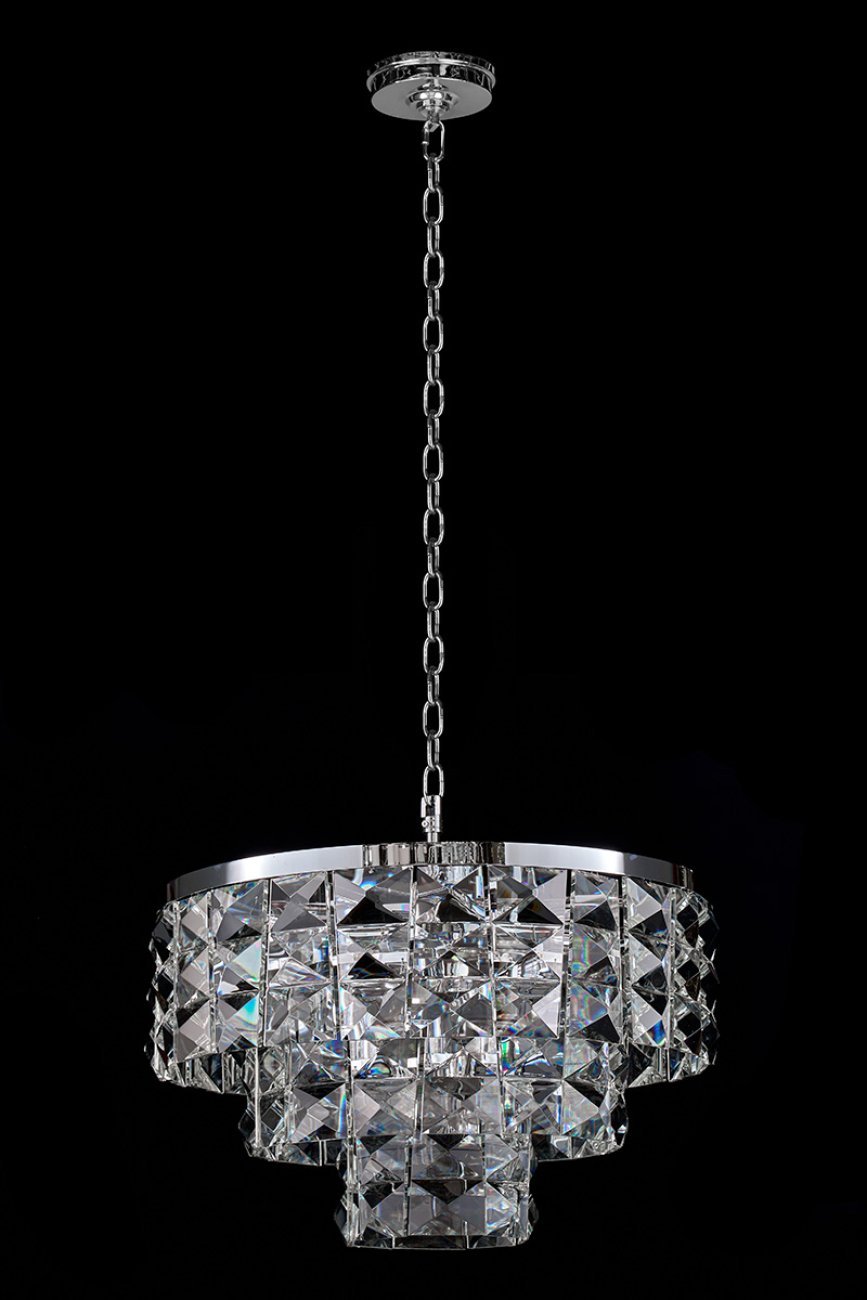LE3003/600 CH Подвесная люстра LEON Cristal LE3003/600 CH