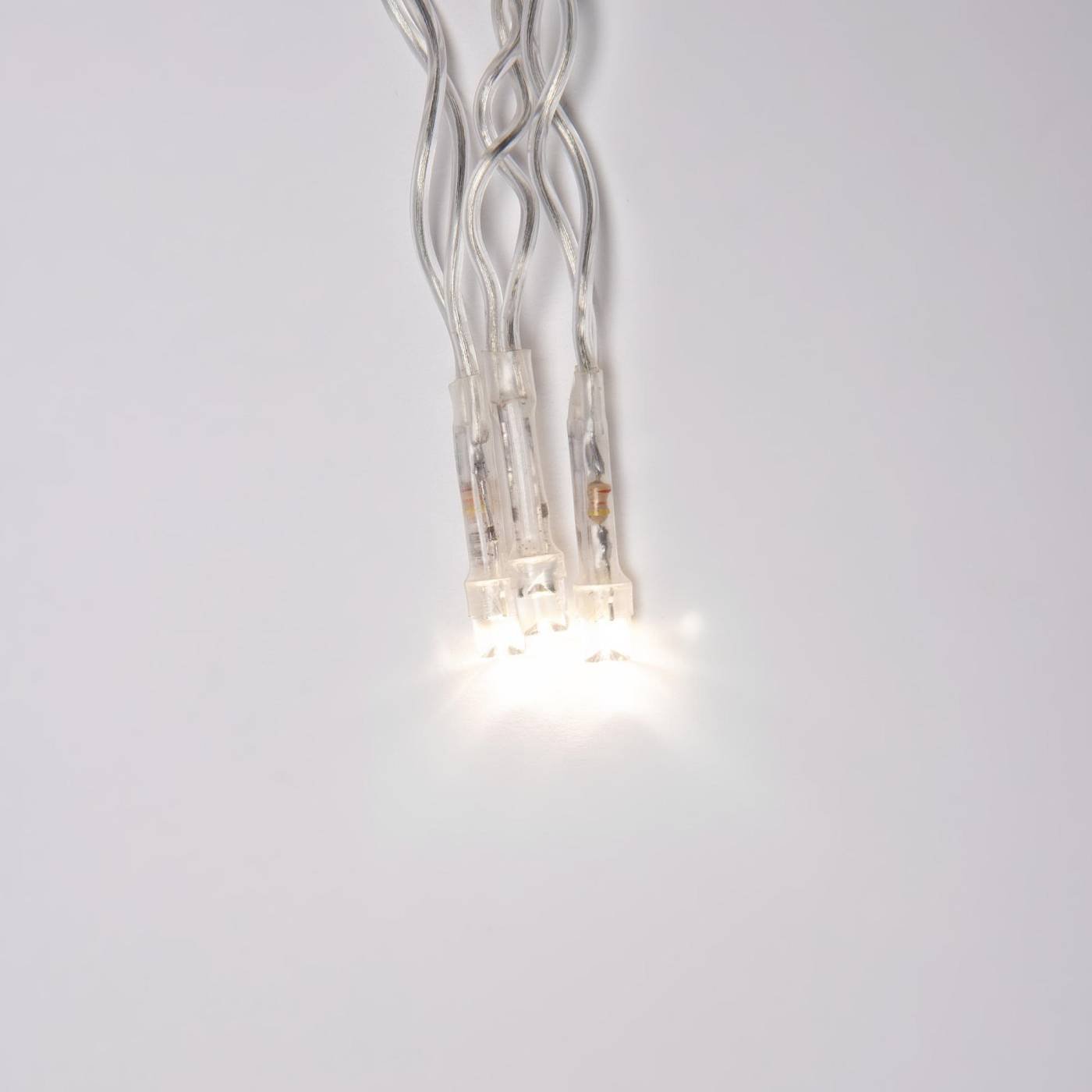 Бахрома светодиодная, 2м Uniel ULD-B2005-048/DTA WARM WHITE IP20