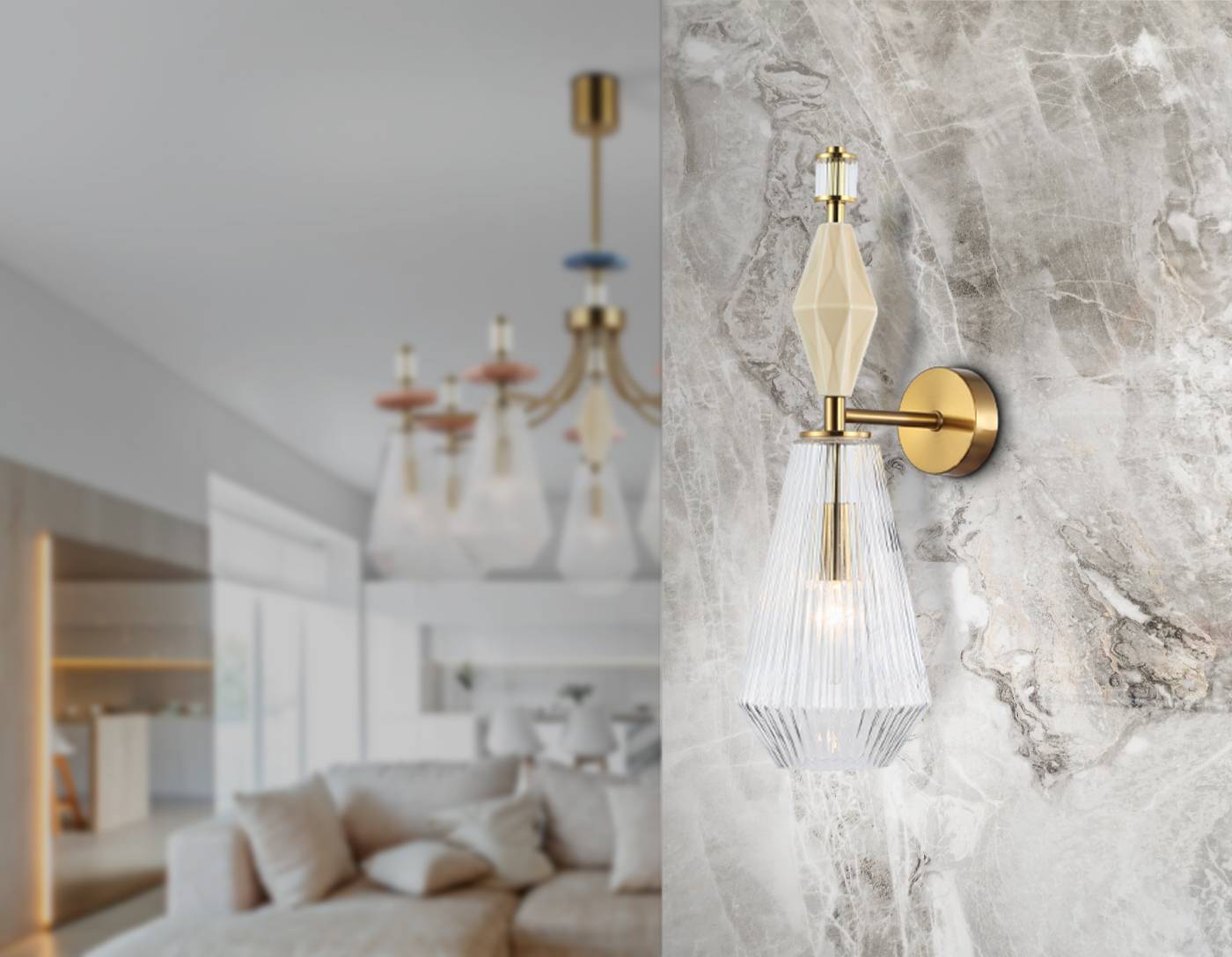 Бра настенное Ceramo Modern Ambrella LH53185
