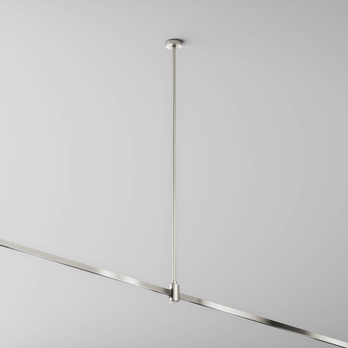 Крепление потолочное Long 700мм с вводом питания Maytoni Accessories for tracks Flarity TRA159C-B1-PT