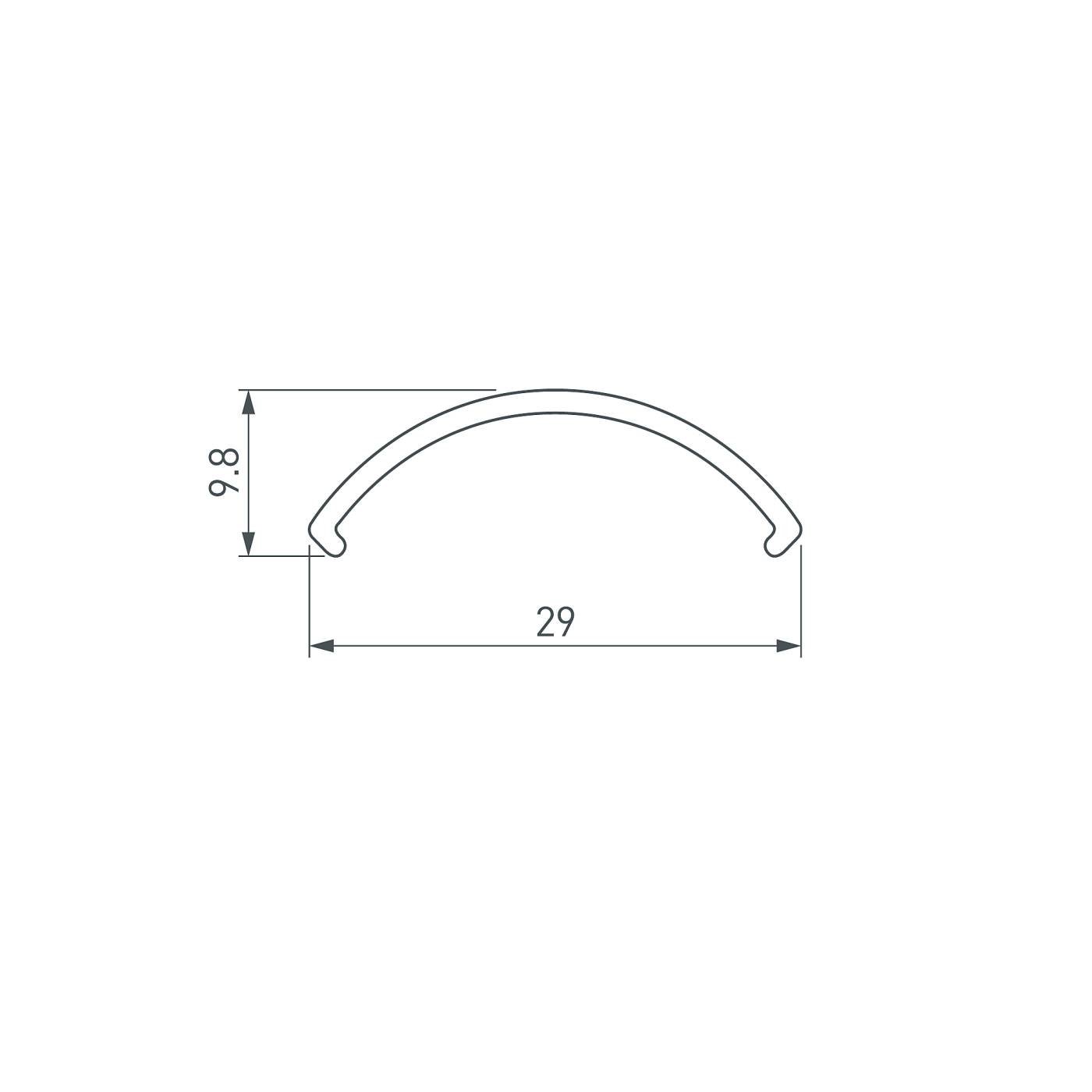 Экран для профиля Arlight Sl-Round 050764