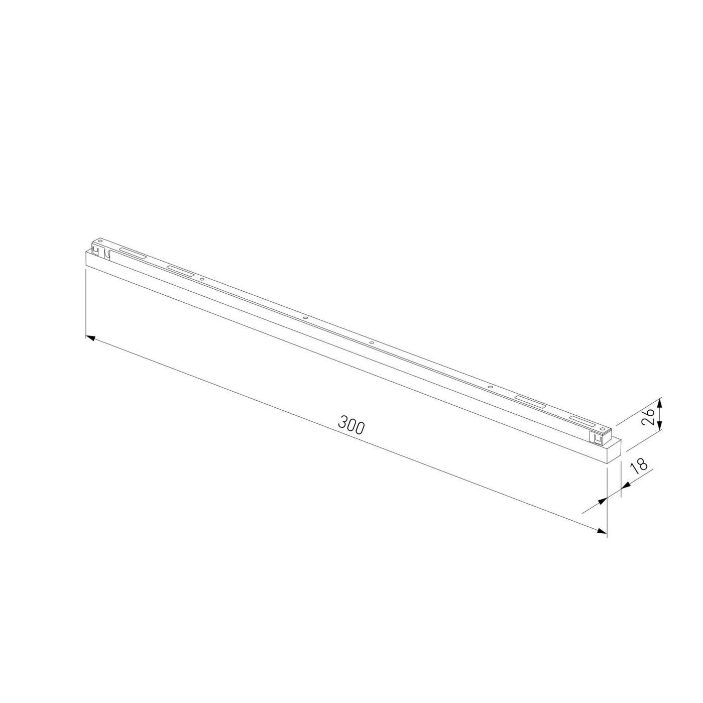Трековый светильник Elektrostandard Line Magnetic Brass Line Трековый светильник 12W 3000K (латунь) 85526/01