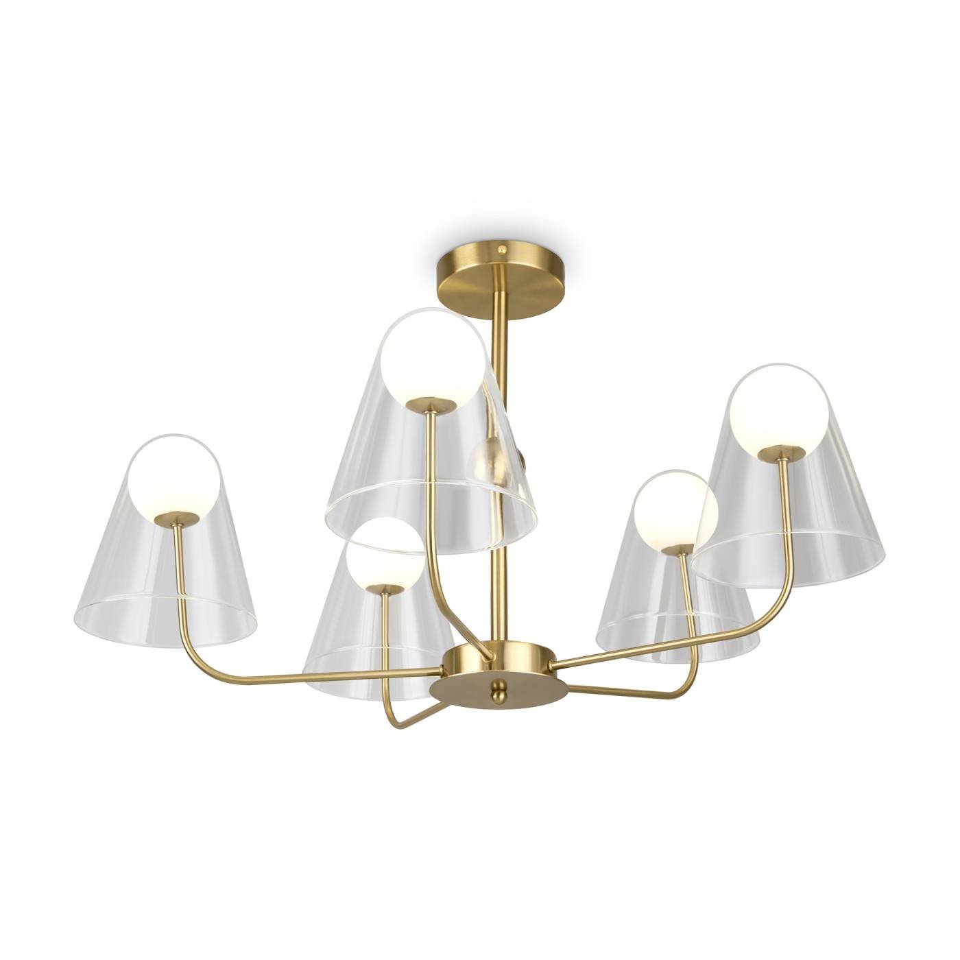 FR5382PL-05BS Потолочная люстра Freya Doublety FR5382PL-05BS