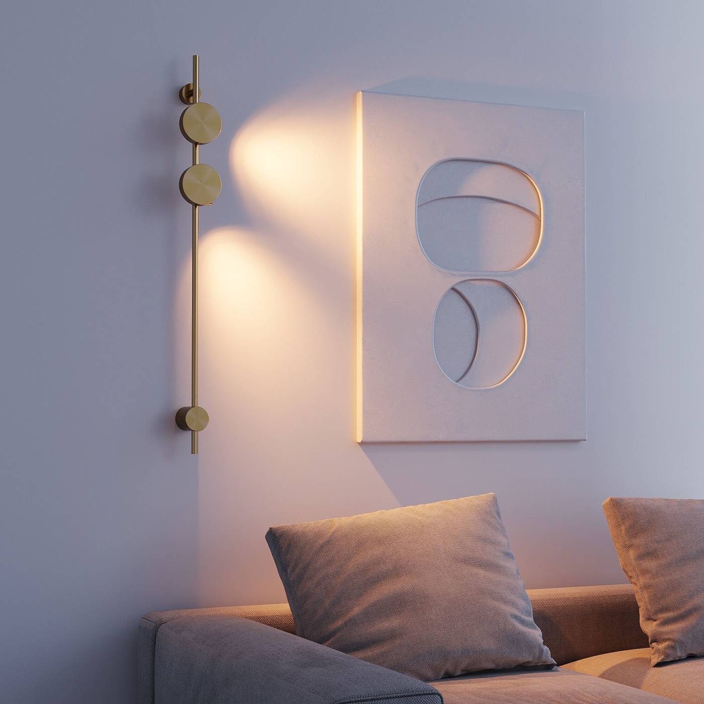 Настенный светильник Elektrostandard Illume Illume латунь (40154/LED) 3000K