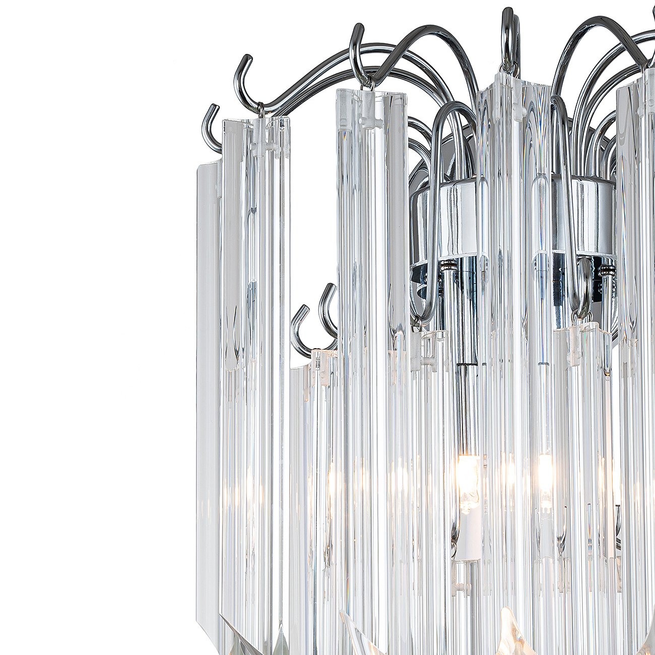 V000424 Настенное бра Indigo Lastrone V000424 12035/2W Chrome
