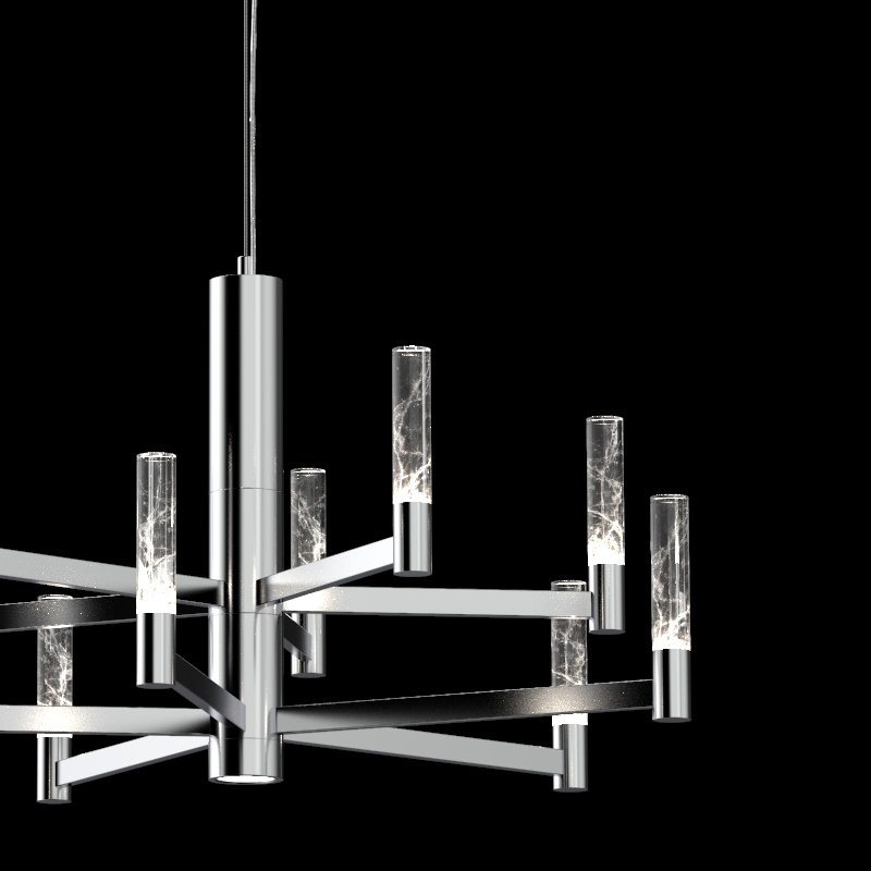 MD2051-10A chrome Подвесная люстра Delight Collection MD2051 MD2051-10A chrome