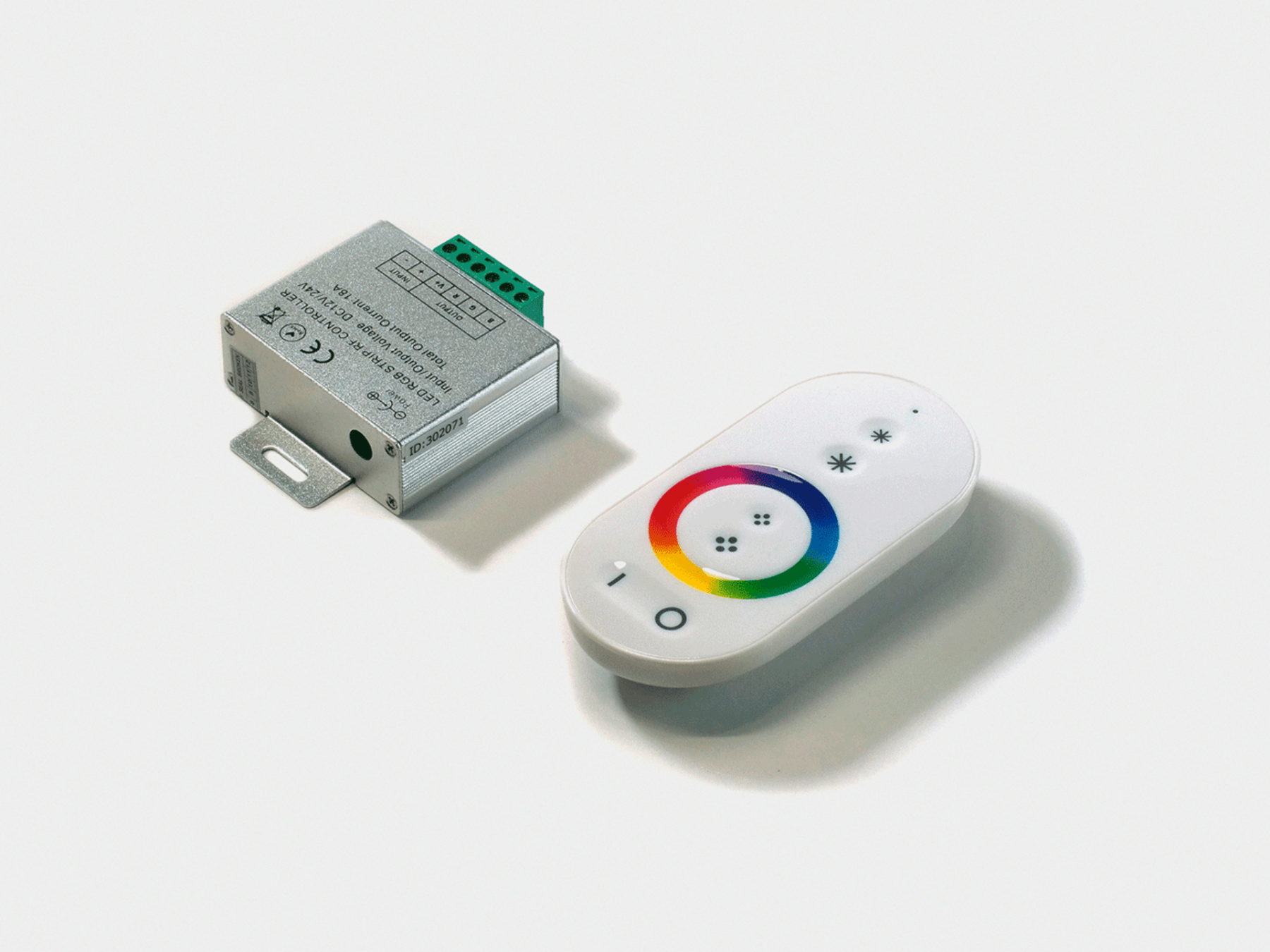 00000000279 Контроллер радио touch DELUCE 18А, 12/24 Вольт, RF-RGB-S-18A-WH1, SWG Standard 00000000279