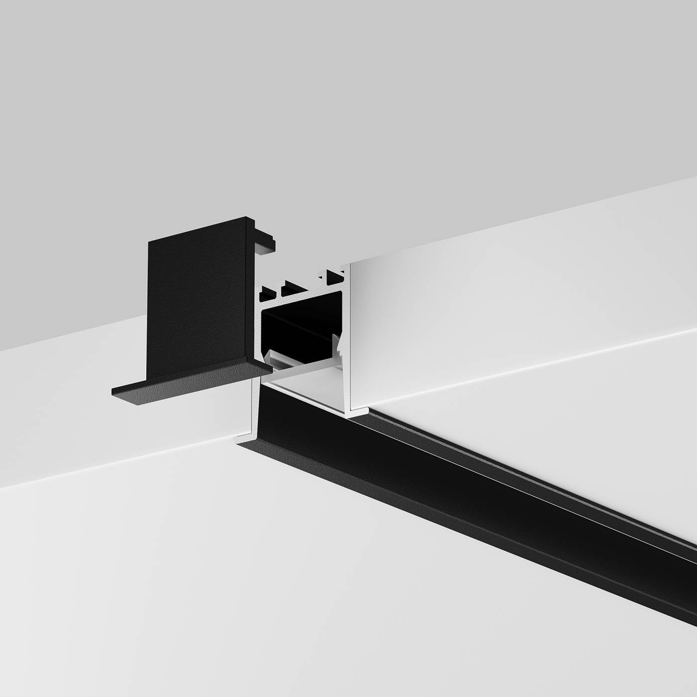 Комплект заглушек (для профиля 22×22) 2 шт Maytoni Встраиваемый с накладным фланцем профиль 642051