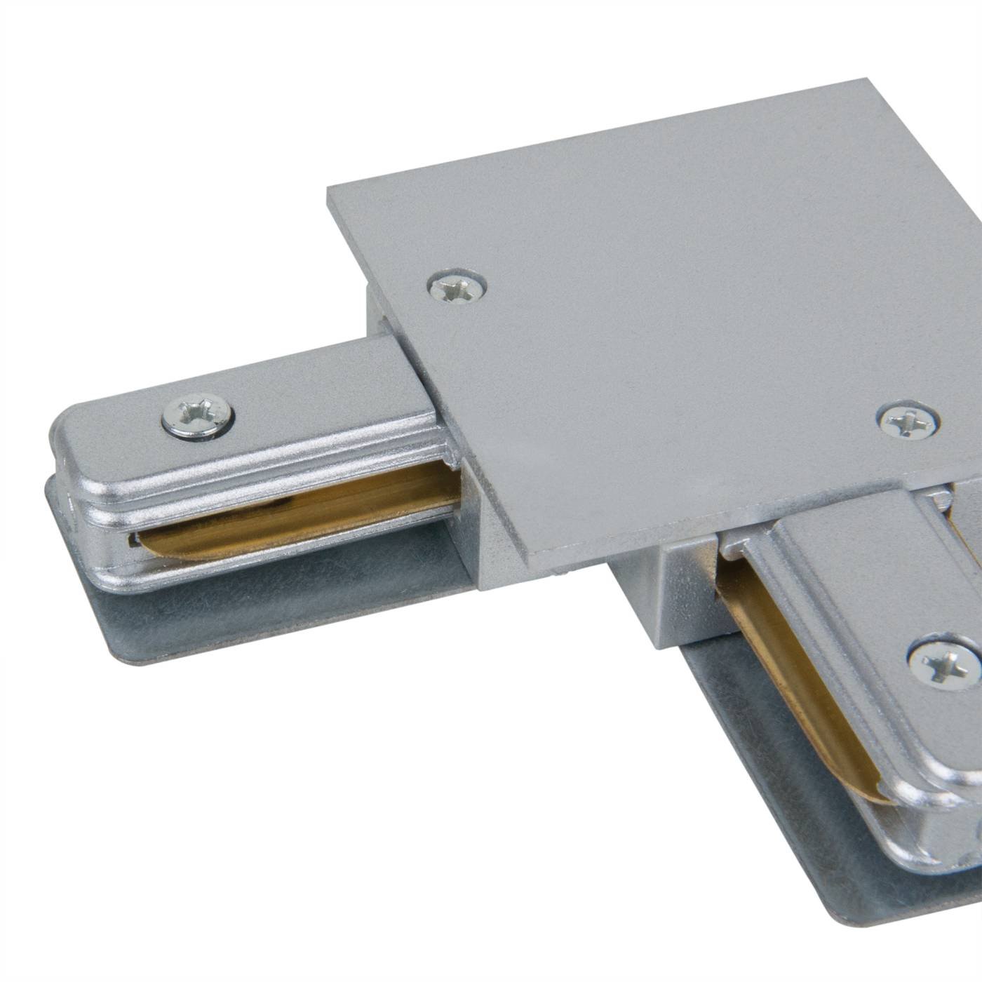 Коннектор угловой Elektrostandard Track Rail SL Recessed TRCM-1-1-L-CH / Коннектор угловой для однофазного встраиваемого шинопровода (серебристый)
