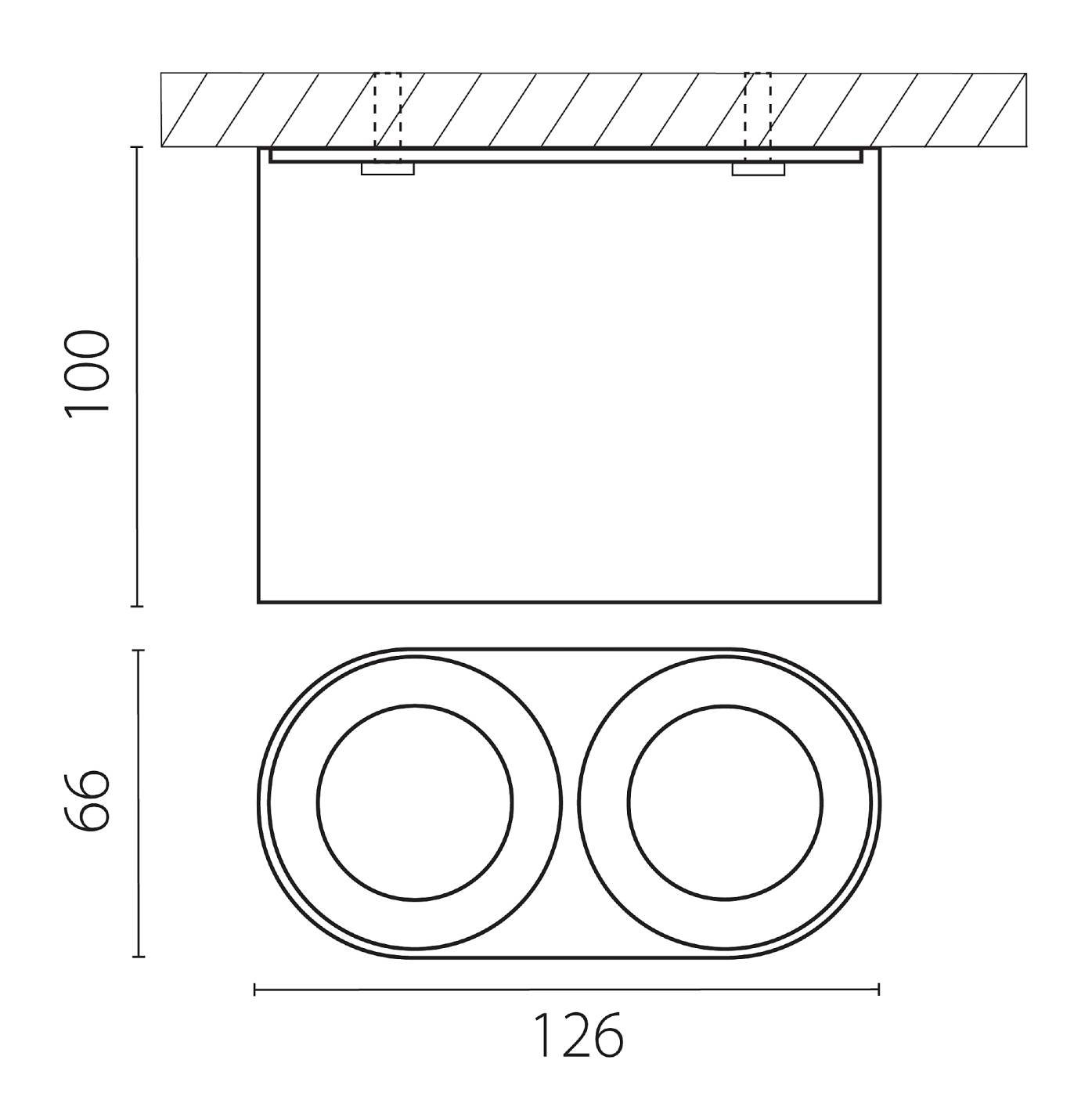 213467 Накладной светильник Lightstar Rullo 213467
