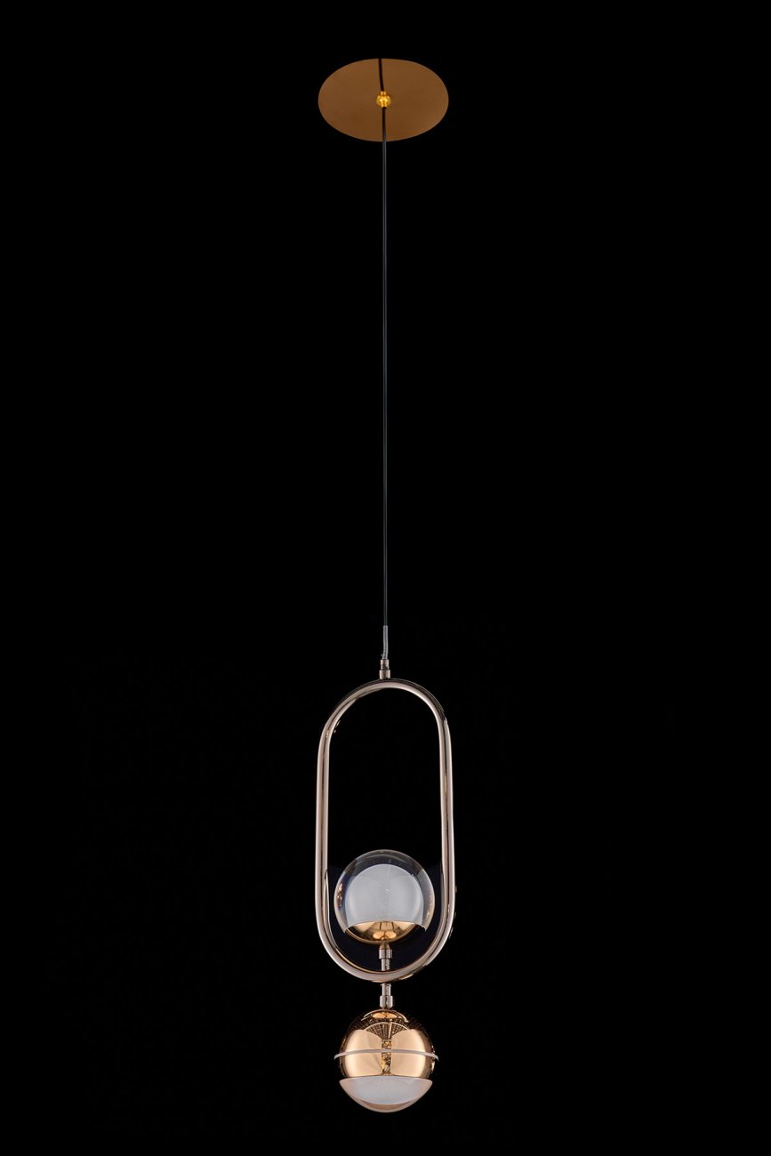 LE7709/1S Black Chrome/Gold Светильник подвесной LEON Lilith LE7709/1S Black Chrome/Gold