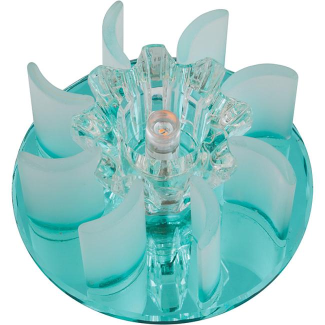 DLS-F114 G4 BLUE/CLEAR Встраиваемый светильник Fametto Fiore DLS-F114 G4 BLUE/CLEAR