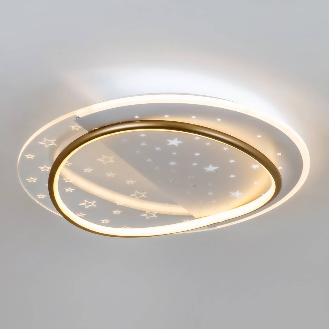 L1036-480 GD Потолочная люстра L LED4U L1036-480 GD