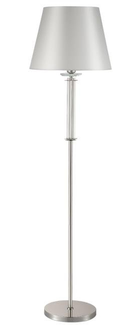 NICOLAS PT1 NICKEL/WHITE Торшер Crystal Lux Nicolas NICOLAS PT1 NICKEL/WHITE