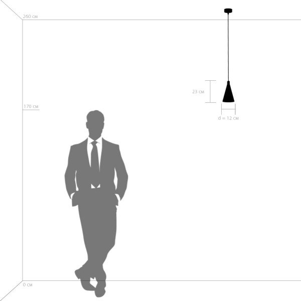 757017 Светильник подвесной Lightstar Cone 757017