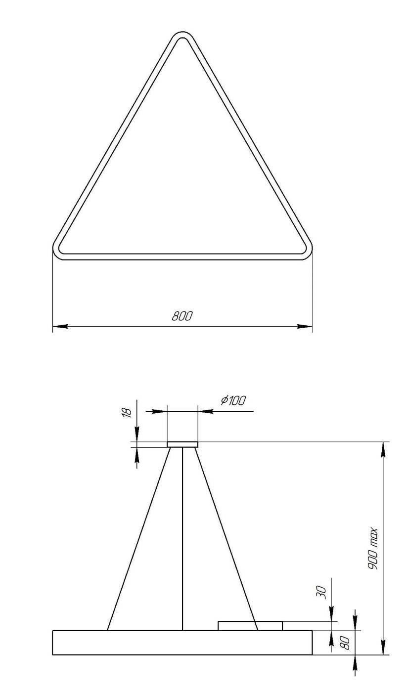 Светильник подвесной ЭРА Delta SPO-152-B-40K-048