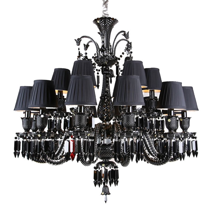 ZZ86303BK-12+6 Подвесная люстра Delight Collection Baccarat style ZZ86303BK-12+6