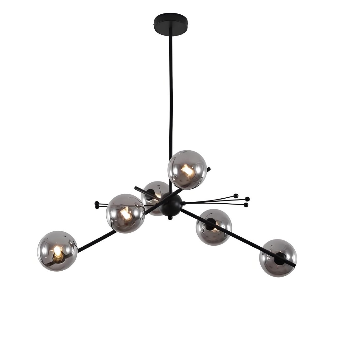 9303P-6 black/smoky Люстра на штанге 9303P Delight Collection 9303P-6 black/smoky