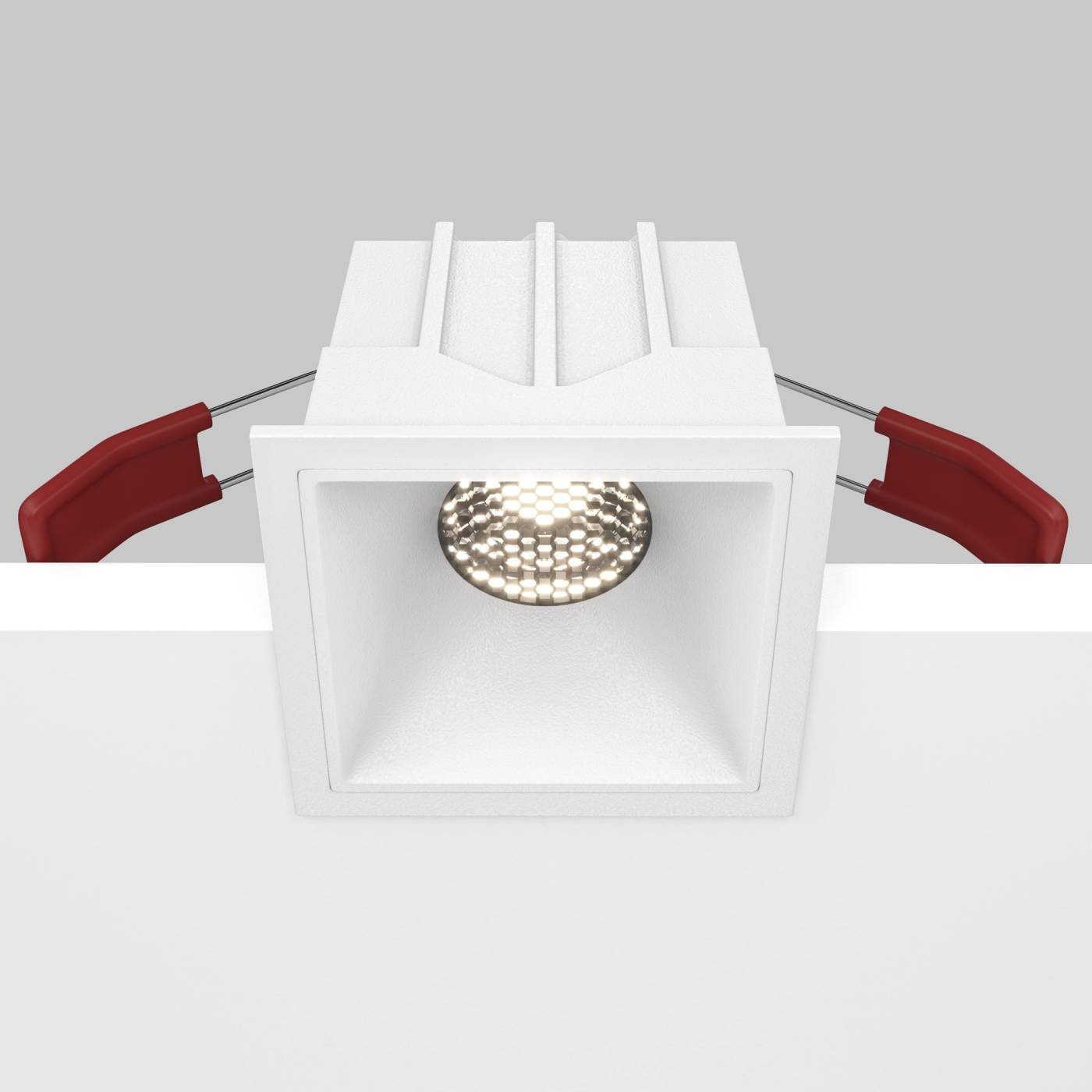 Встраиваемый светильник Maytoni Alfa LED DL043-01-10W4K-D-SQ-W