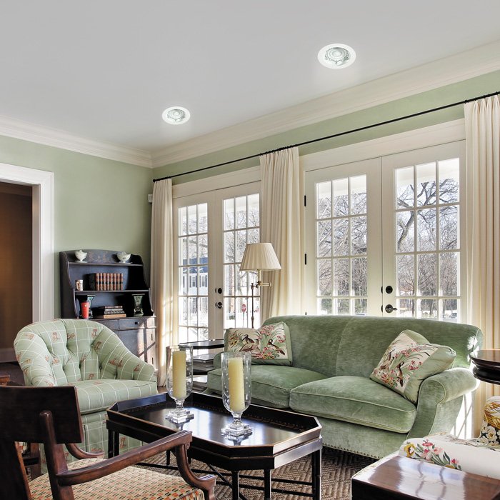 357356 Встраиваемый светильник с узорами Gesso 357356 Novotech