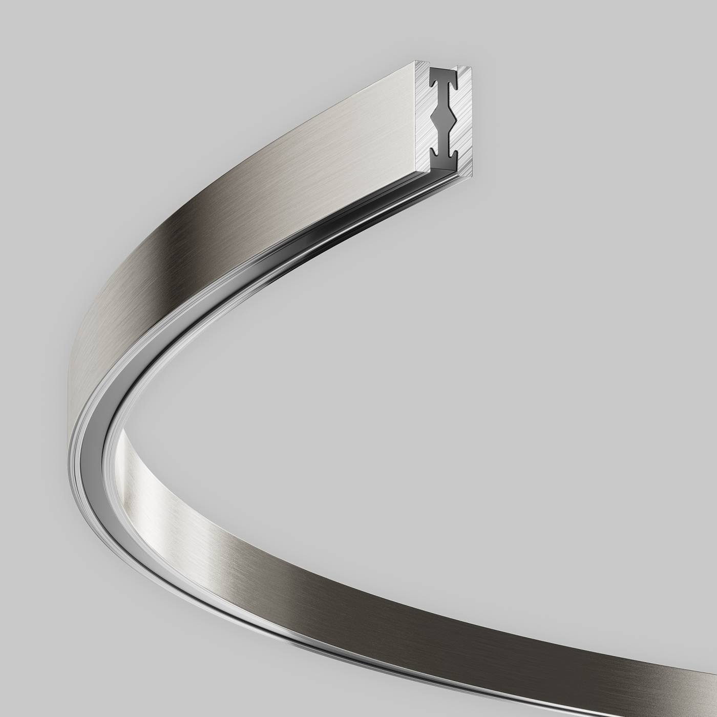 TRX154-2SR-D1200-PT Шинопровод круглый из полукругов 1200мм Maytoni Busbar trunkings Flarity TRX154-2SR-D1200-PT