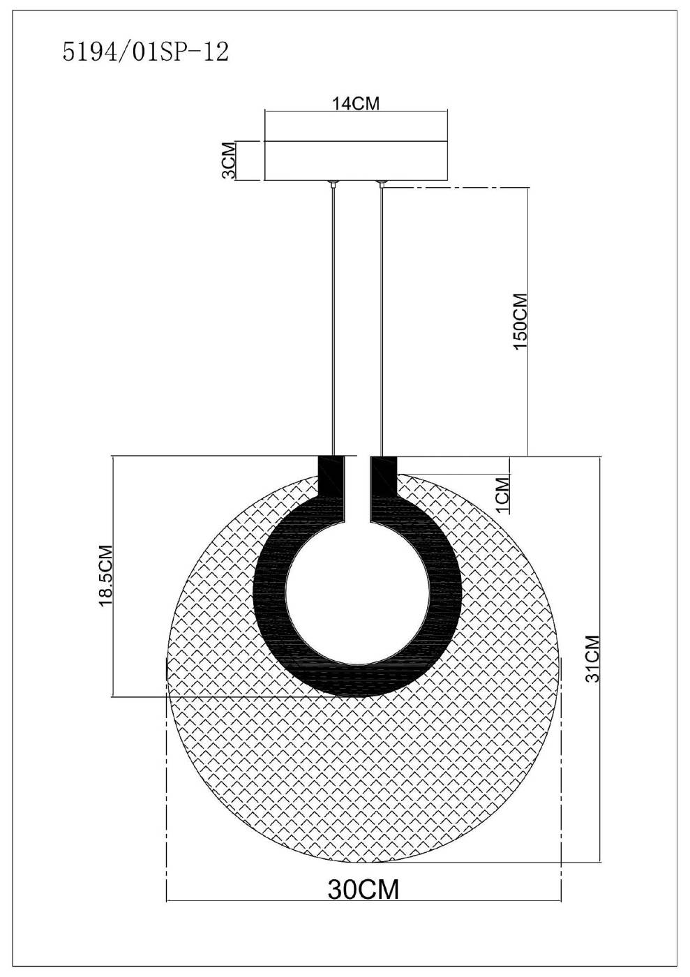 5194/01 SP-12 Светильник подвесной Divinare Bilancia 5194/01 SP-12