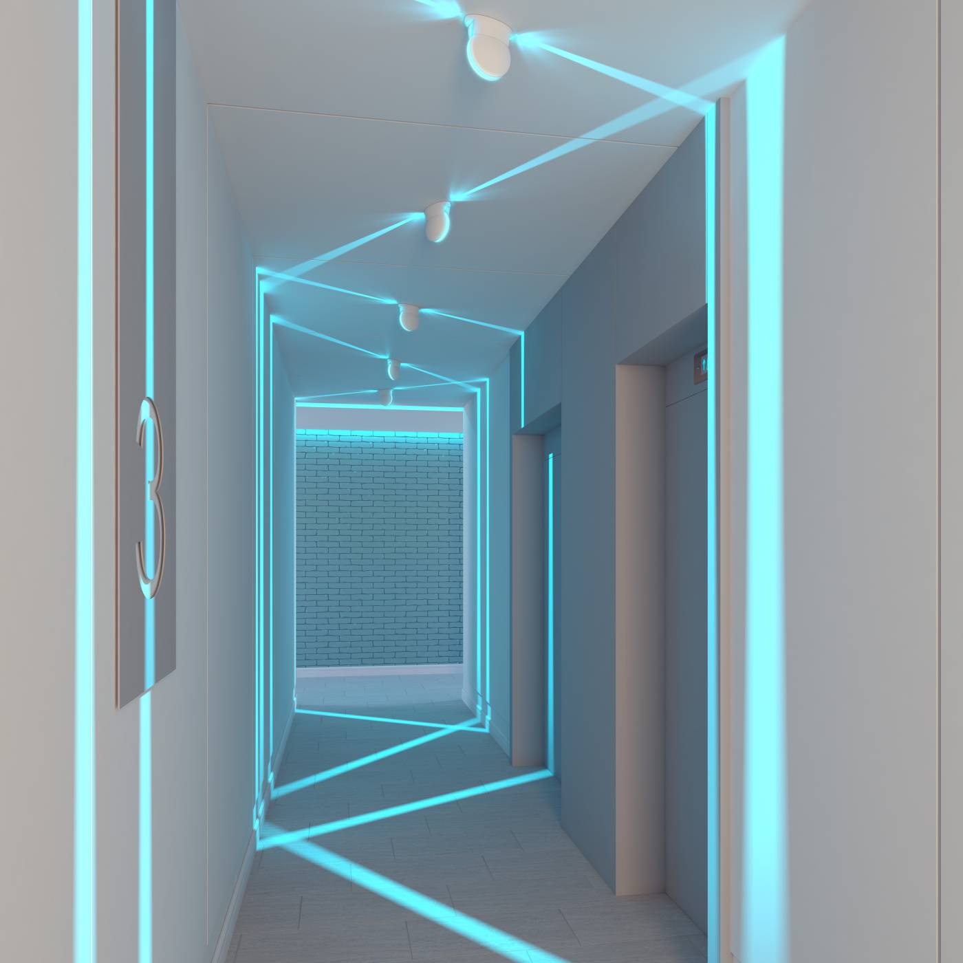 Потолочный светодиодный светильник Odeon Light Arrow 3916/9CL