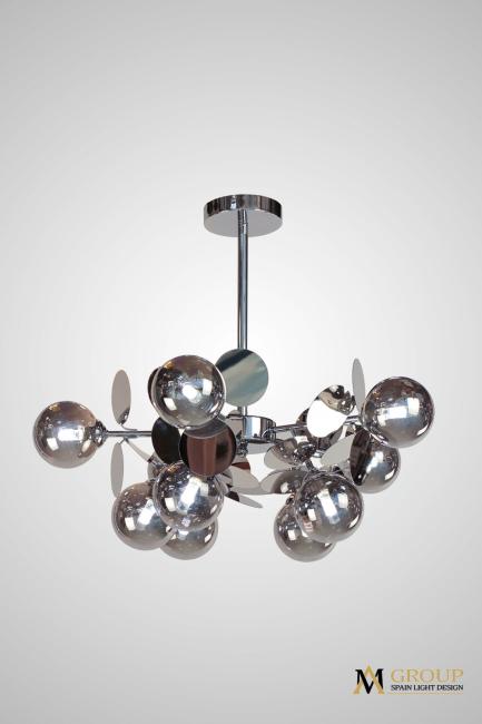 AM396 SP10 CHROM Потолочная люстра AM Group AM396 SP10 CHROM