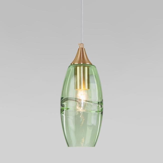 50222/1 зеленый Светильник подвесной Eurosvet Lotus 50222/1 зеленый