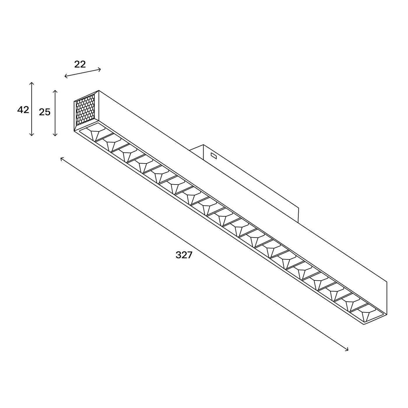 Трековый светильник Hesby Lighting ElDeko HSBL_0149