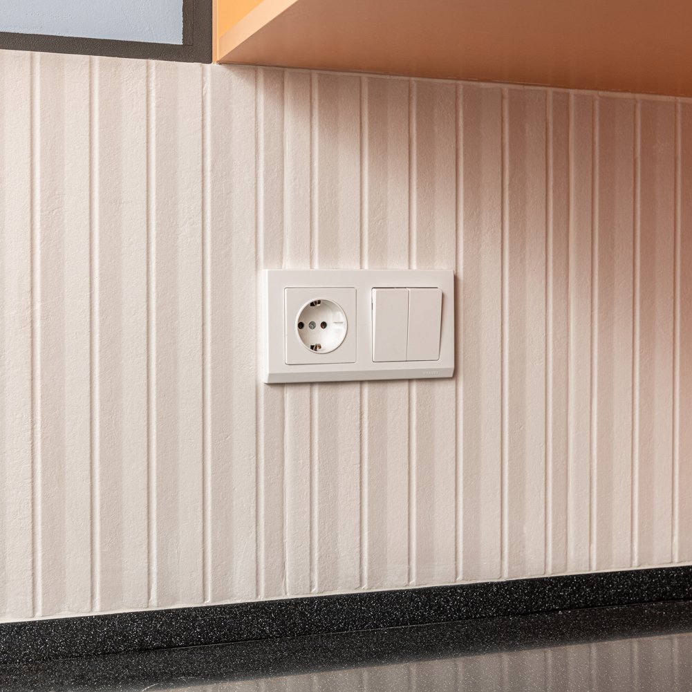 W1120001/ Выключатель двухклавишный (белый) Выключатель Werkel W1120001/ Выключатель двухклавишный (белый)