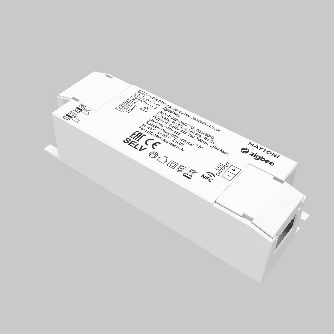 Источник тока Zigbee 250-700 mA Maytoni Источники тока 771004
