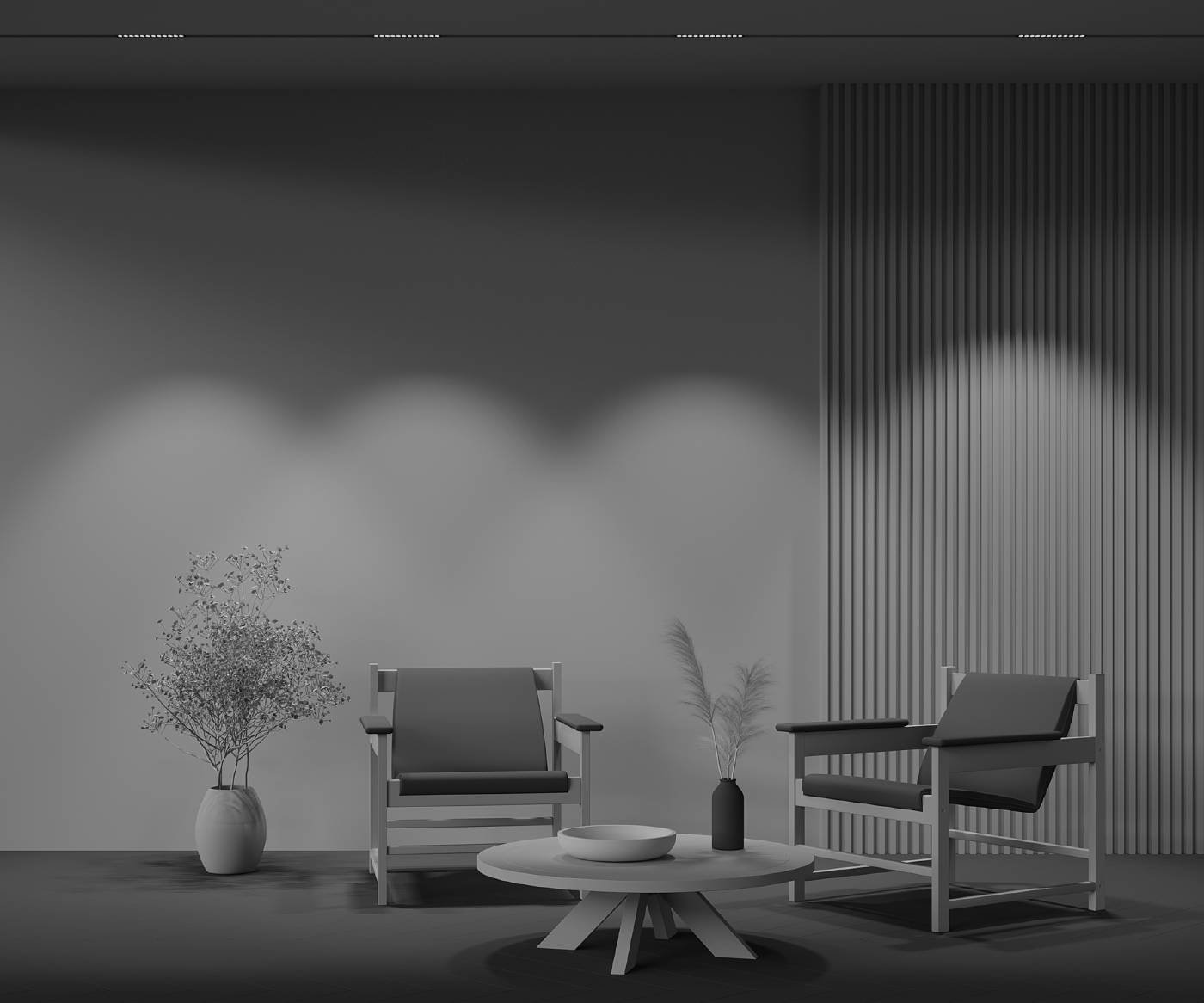 Трековый светильник Maytoni Points TR031-4-12WTW-M-DSZ-B