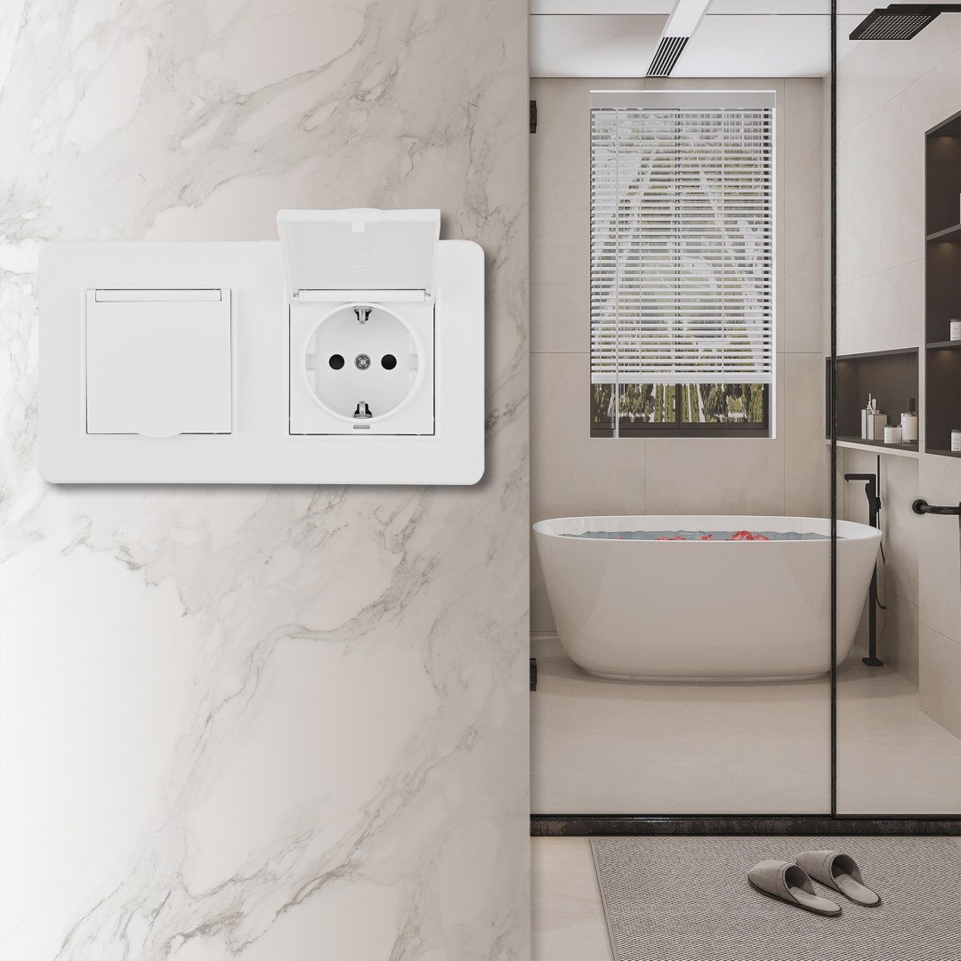 SET16-2-41-1x2 white Розетка Arte Milano Set16-2 SET16-2-41-1x2 white